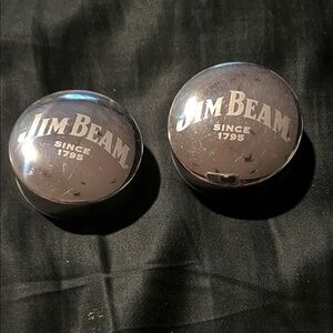 Jim Beam Silver Bottle Stoppers